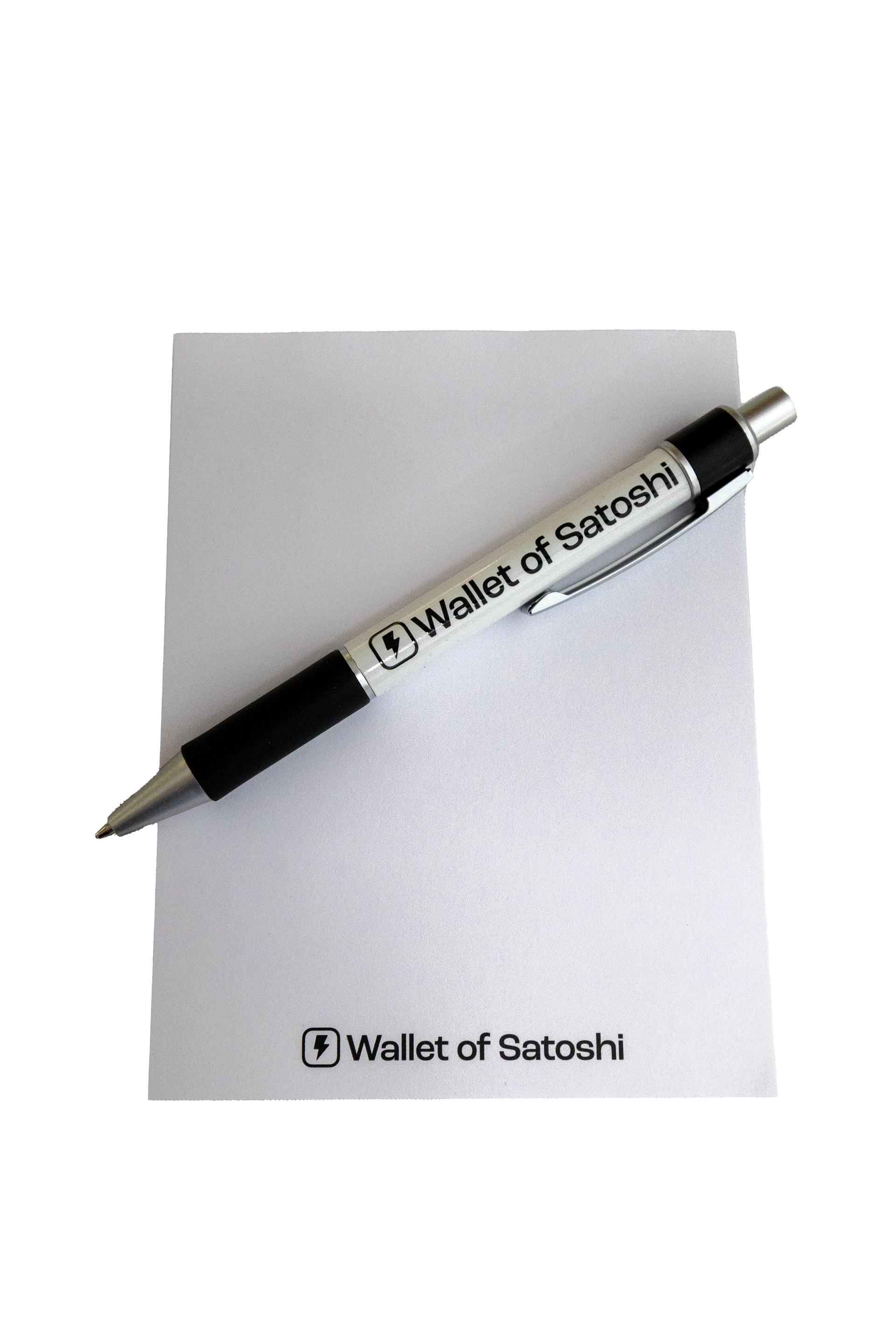 Notepad and Pen – Wallet of Satoshi